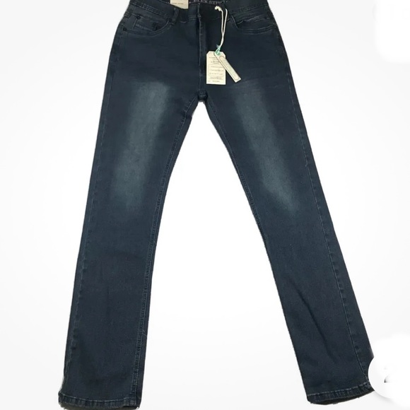 👖🌝ALEXANDER JULIAN SLIM STRAIGHT VINTAGE BRAND 🔥& WORK WEAR JEANS SIZE 36x32 - Picture 3 of 10